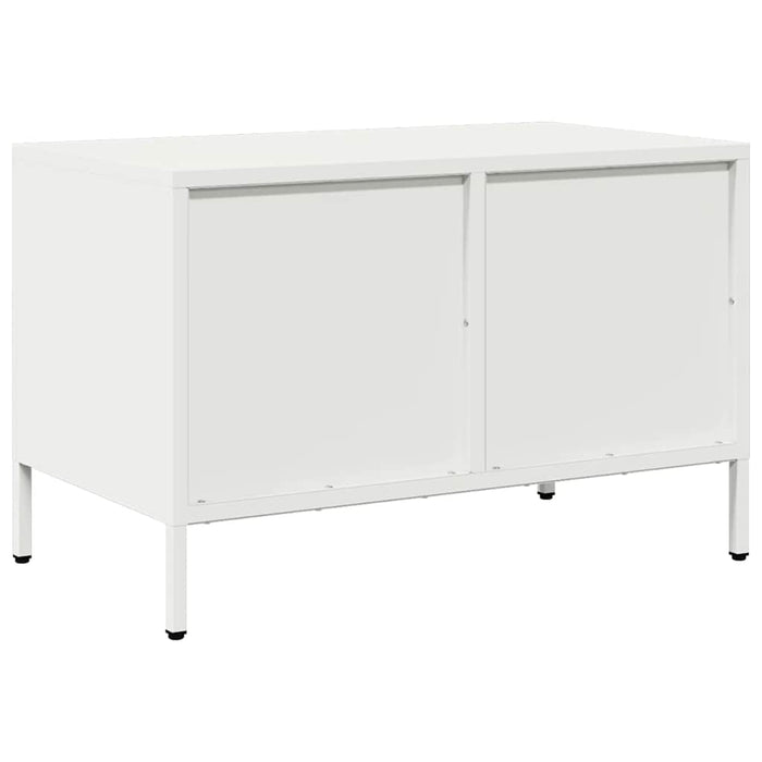 Dulap TV, alb, 68x39x43,5 cm, oțel laminat la rece WALTI