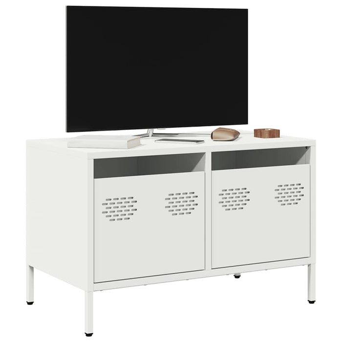 Dulap TV, alb, 68x39x43,5 cm, oțel laminat la rece WALTI