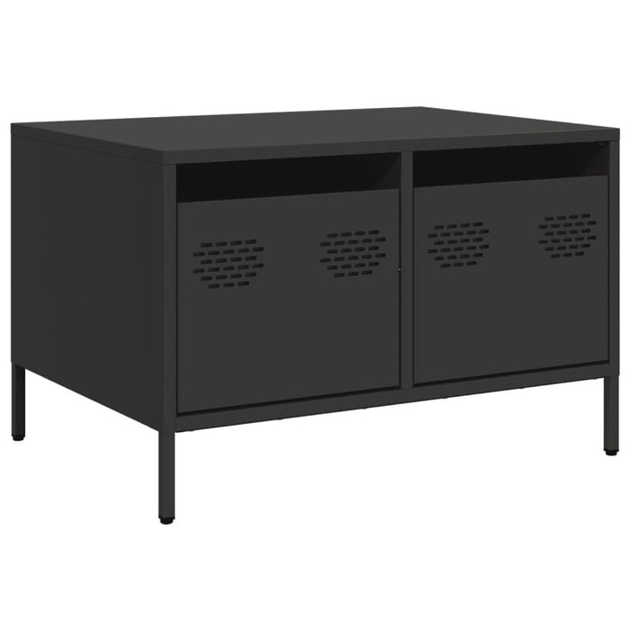 Dulap TV, negru, 68x50x43,5 cm, oțel laminat la rece - WALTI WALTI