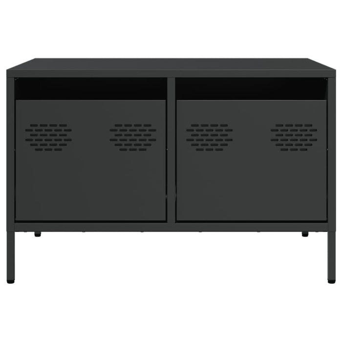 Dulap TV, negru, 68x50x43,5 cm, oțel laminat la rece - WALTI WALTI