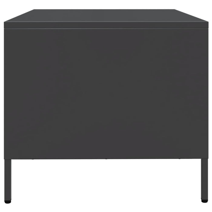 Dulap TV, negru, 68x50x43,5 cm, oțel laminat la rece - WALTI WALTI