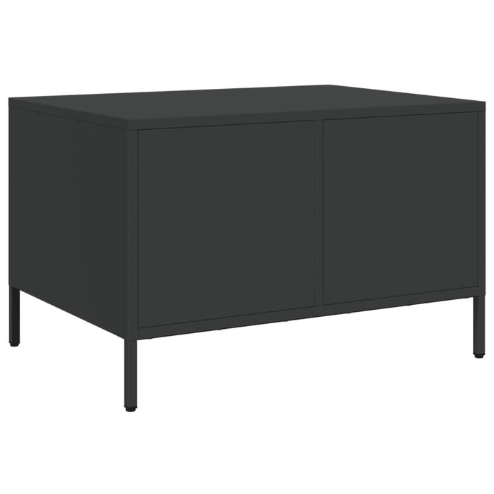 Dulap TV, negru, 68x50x43,5 cm, oțel laminat la rece - WALTI WALTI