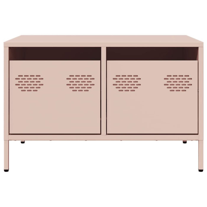 Dulap TV, roz, 68x50x43,5 cm, oțel laminat la rece - WALTI WALTI