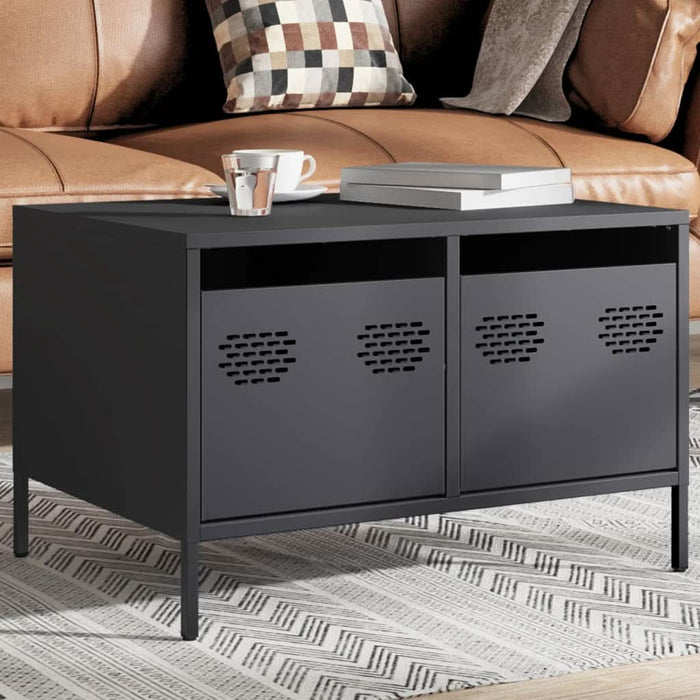 Dulap TV, antracit, 68x50x43,5 cm, oțel laminat la rece - WALTI WALTI