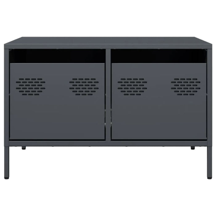 Dulap TV, antracit, 68x50x43,5 cm, oțel laminat la rece - WALTI WALTI