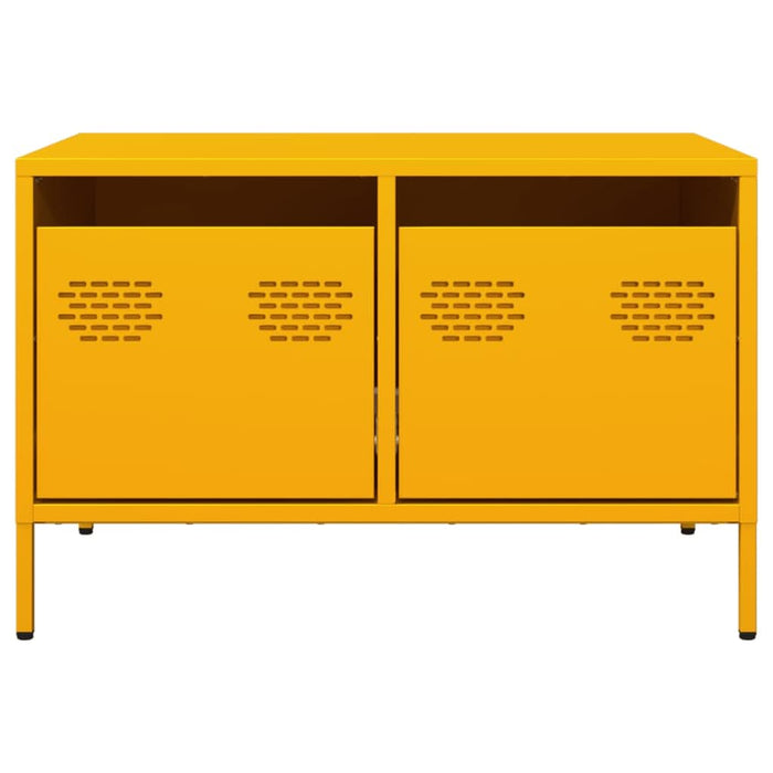 Dulap TV, galben muștar, 68x50x43,5 cm, oțel laminat la rece - WALTI WALTI