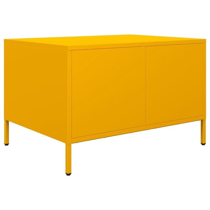 Dulap TV, galben muștar, 68x50x43,5 cm, oțel laminat la rece - WALTI WALTI