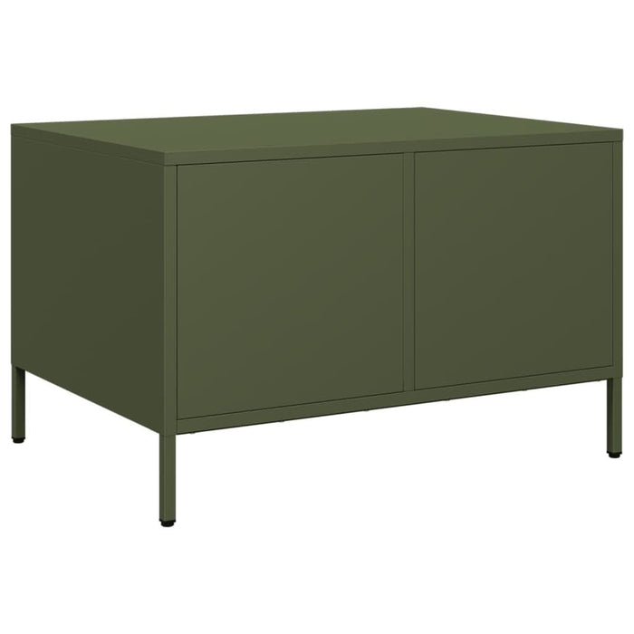 Dulap TV, verde măsliniu, 68x50x43,5 cm, oțel laminat la rece - WALTI WALTI