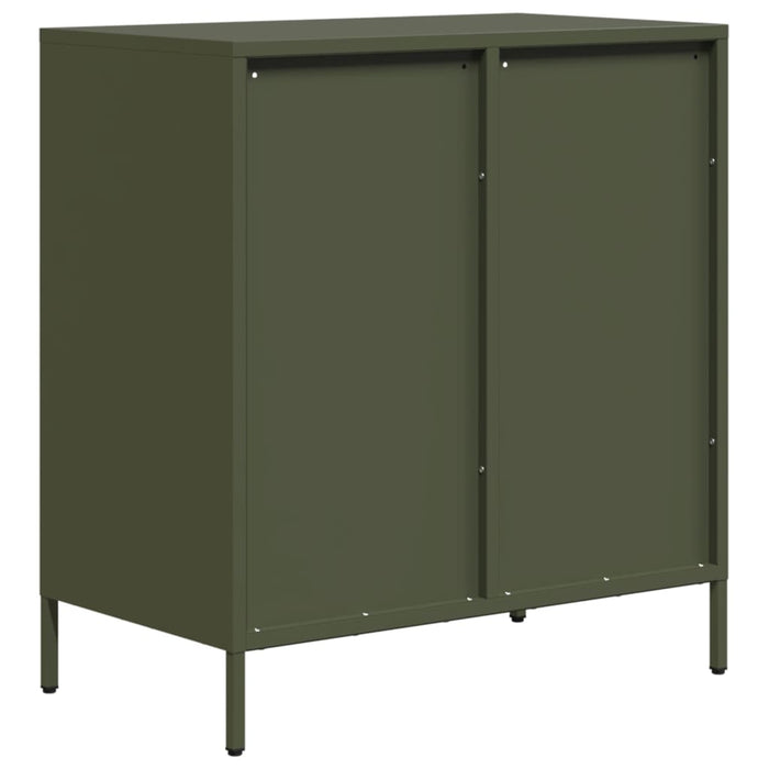 Dulap, verde măsliniu, 68x39x73,5 cm, oțel laminat la rece - WALTI WALTI