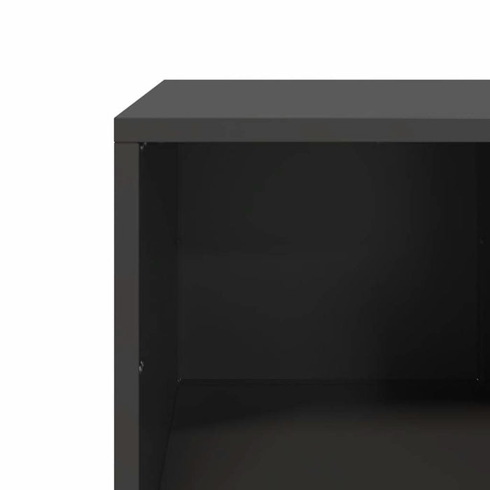 Măsuță de cafea, negru, 101,5x50x43,5 cm, oțel laminat la rece - WALTI WALTI