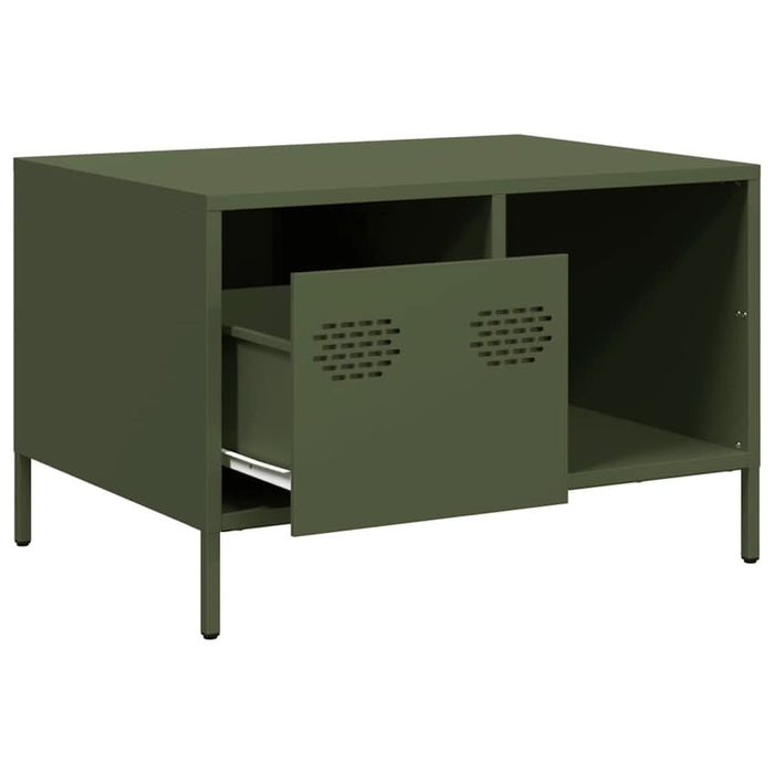 Măsuță cafea verde măsliniu 68,5x50x43,5cm oțel laminat la rece - WALTI WALTI