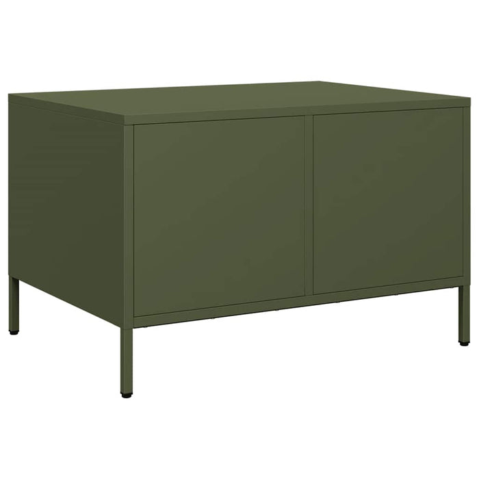 Măsuță cafea verde măsliniu 68,5x50x43,5cm oțel laminat la rece - WALTI WALTI