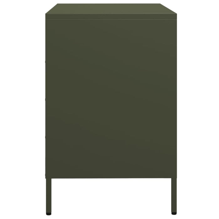 Dulap, verde măsliniu, 68x39x58,5 cm, oțel laminat la rece - WALTI WALTI