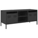 Dulap TV, negru, 101,5x39x43,5 cm, oțel laminat la rece - WALTI WALTI
