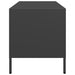 Dulap TV, negru, 101,5x39x43,5 cm, oțel laminat la rece - WALTI WALTI