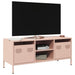 Dulap TV, roz, 101,5x39x43,5 cm, oțel laminat la rece - WALTI WALTI