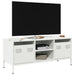 Dulap TV, alb, 101,5x39x43,5 cm, oțel laminat la rece - WALTI WALTI