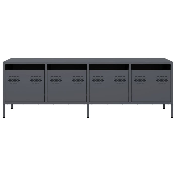 Dulap TV, antracit, 135x39x43,5 cm, oțel laminat la rece - WALTI WALTI