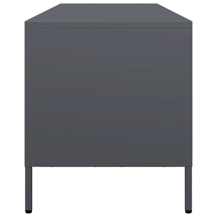 Dulap TV, antracit, 135x39x43,5 cm, oțel laminat la rece - WALTI WALTI