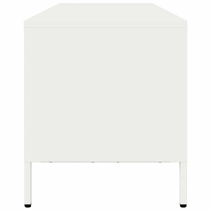 Dulap TV, alb, 135x39x43,5 cm, oțel laminat la rece - WALTI WALTI