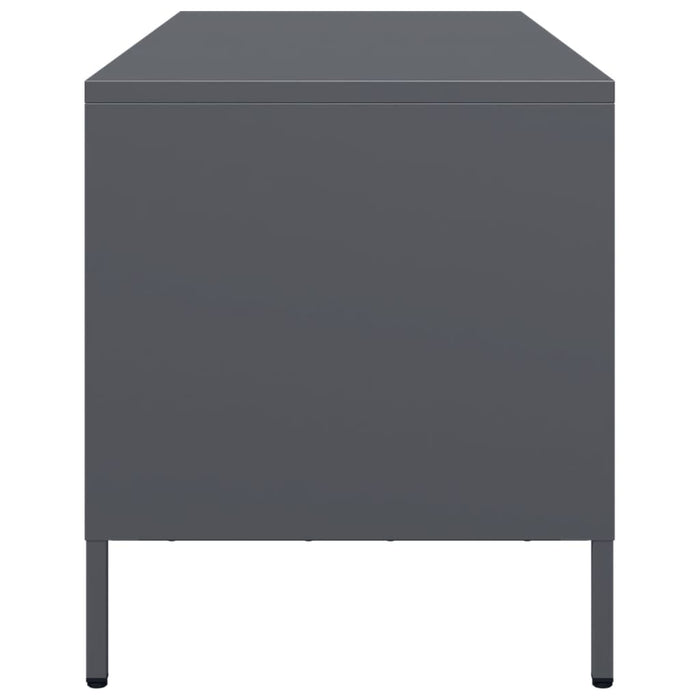 Dulap TV, antracit, 68x39x43,5 cm, oțel laminat la rece - WALTI WALTI