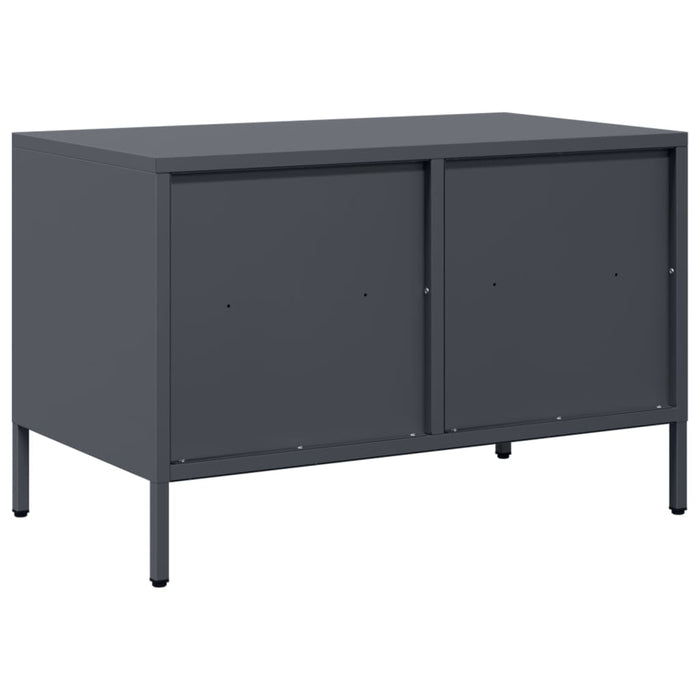 Dulap TV, antracit, 68x39x43,5 cm, oțel laminat la rece - WALTI WALTI