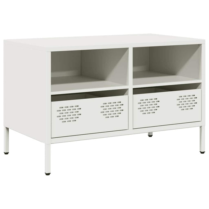 Dulap TV, alb, 68x39x43,5 cm, oțel laminat la rece WALTI