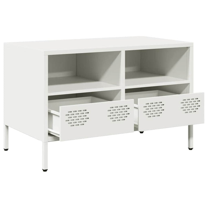 Dulap TV, alb, 68x39x43,5 cm, oțel laminat la rece WALTI