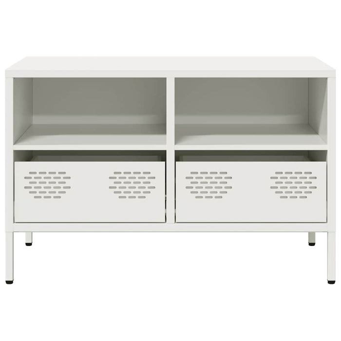 Dulap TV, alb, 68x39x43,5 cm, oțel laminat la rece WALTI