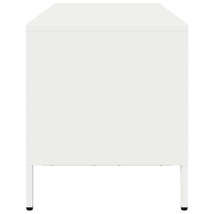 Dulap TV, alb, 68x39x43,5 cm, oțel laminat la rece WALTI