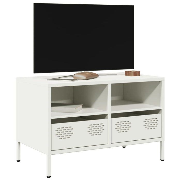 Dulap TV, alb, 68x39x43,5 cm, oțel laminat la rece WALTI