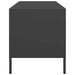 Dulap TV, negru, 101,5x39x43,5 cm, oțel laminat la rece - WALTI WALTI