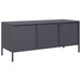 Dulap TV, antracit, 101,5x39x43,5 cm, oțel laminat la rece - WALTI WALTI