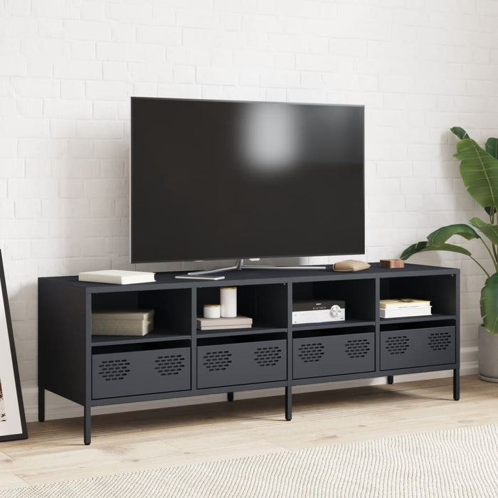 Dulap TV, antracit, 135x39x43,5 cm, oțel laminat la rece - WALTI WALTI