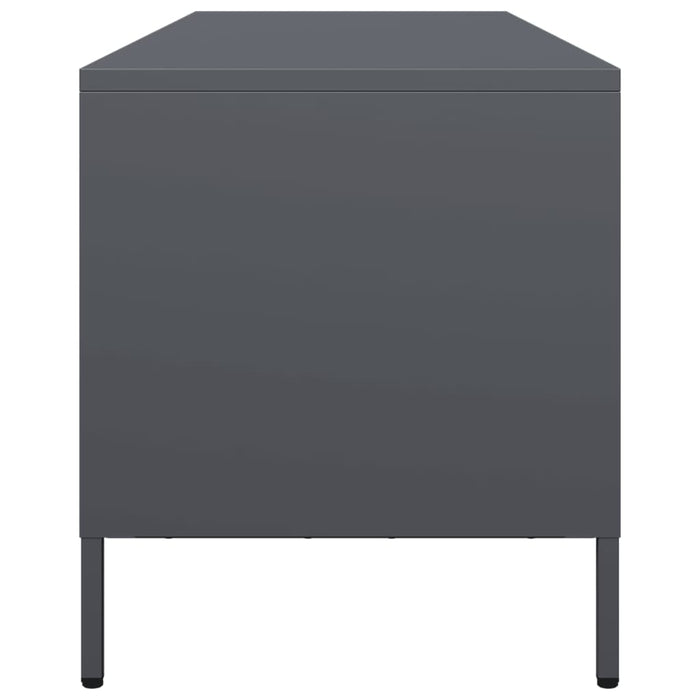 Dulap TV, antracit, 135x39x43,5 cm, oțel laminat la rece - WALTI WALTI