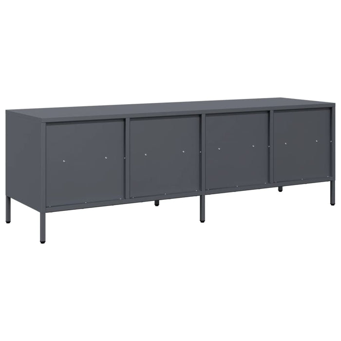 Dulap TV, antracit, 135x39x43,5 cm, oțel laminat la rece - WALTI WALTI