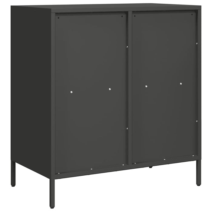 Dulap, negru, 68x39x73,5 cm, oțel laminat la rece - WALTI WALTI