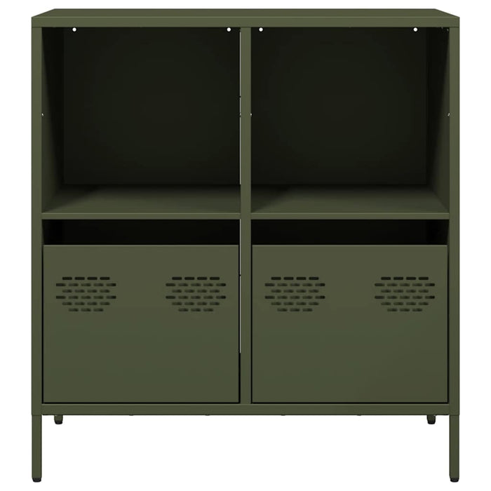 Dulap, verde măsliniu, 68x39x73,5 cm, oțel laminat la rece WALTI