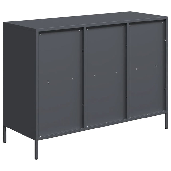 Dulap, antracit, 101,5x39x73,5 cm, oțel laminat la rece WALTI