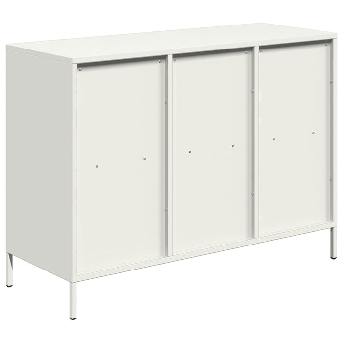 Dulap, alb, 101,5x39x73,5 cm, oțel laminat la rece - WALTI WALTI