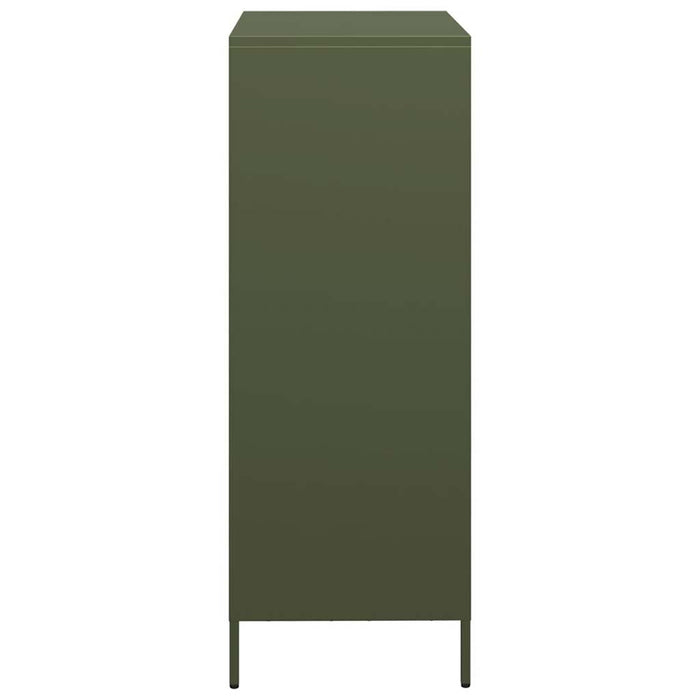 Dulap înalt verde măslină 39x35x103,5 cm oțel WALTI
