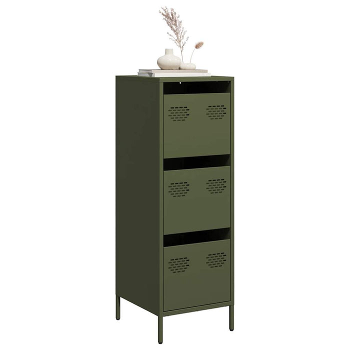 Dulap înalt verde măslină 39x35x103,5 cm oțel WALTI