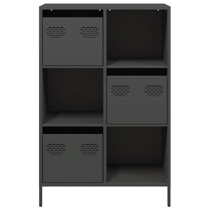 Dulap înalt, negru, 68x39x103,5 cm, oțel - WALTI WALTI