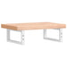 Raft pentru lavoar montat pe perete, oțel și lemn masiv fag - WALTI WALTI