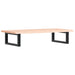 Raft pentru lavoar montat pe perete, oțel și lemn masiv stejar - WALTI WALTI