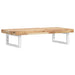 Raft pentru lavoar montat pe perete, oțel și lemn masiv acacia - WALTI WALTI