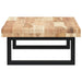 Raft pentru lavoar montat pe perete, oțel și lemn masiv acacia - WALTI WALTI