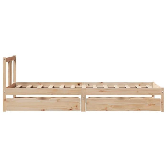 Cadru pat fără saltea, 90x190 cm, lemn masiv de pin - WALTI WALTI
