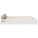 Cadru de pat fără saltea, alb, 160x200 cm, lemn masiv pin - WALTI WALTI
