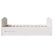 Cadru de pat fără saltea, alb, 140x190 cm, lemn masiv de pin - WALTI WALTI